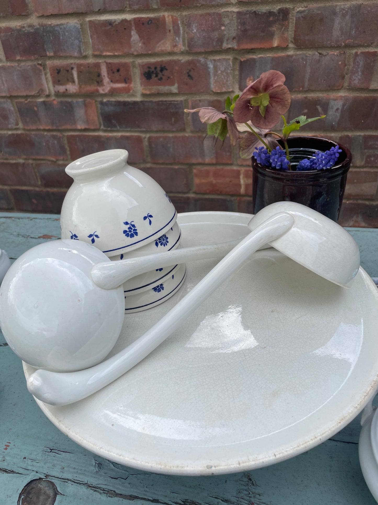 French ironstone ladles