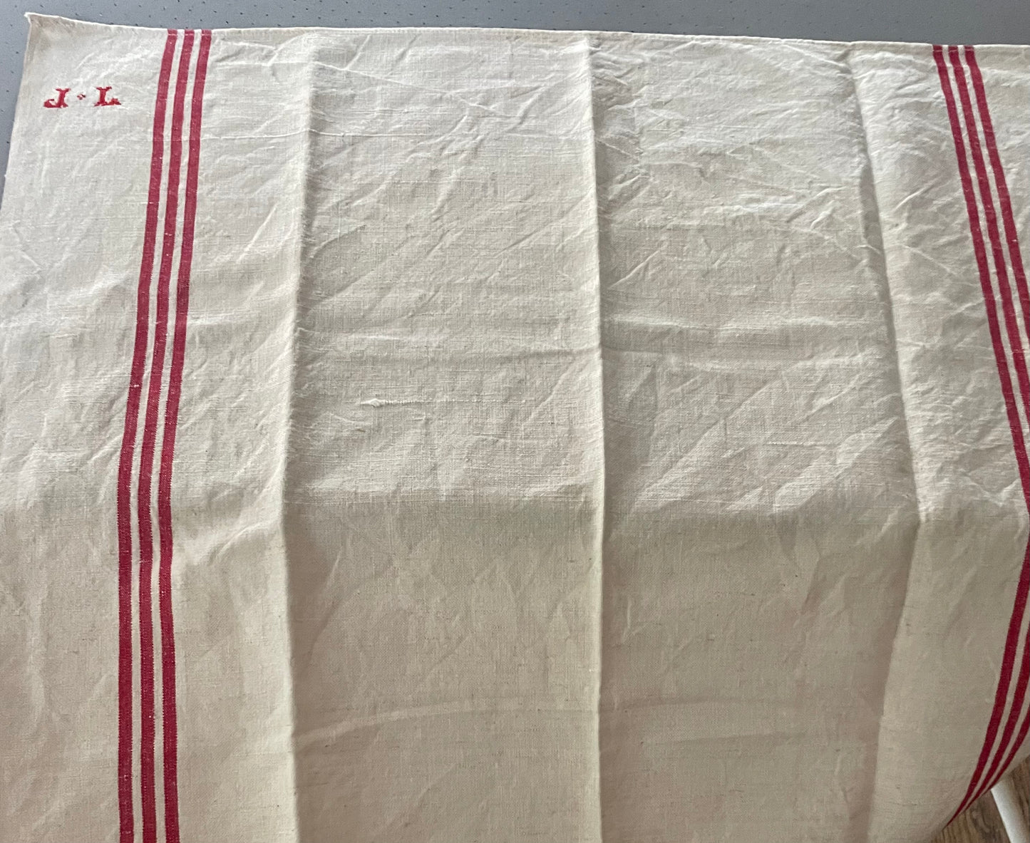Antique French Torchon J.L