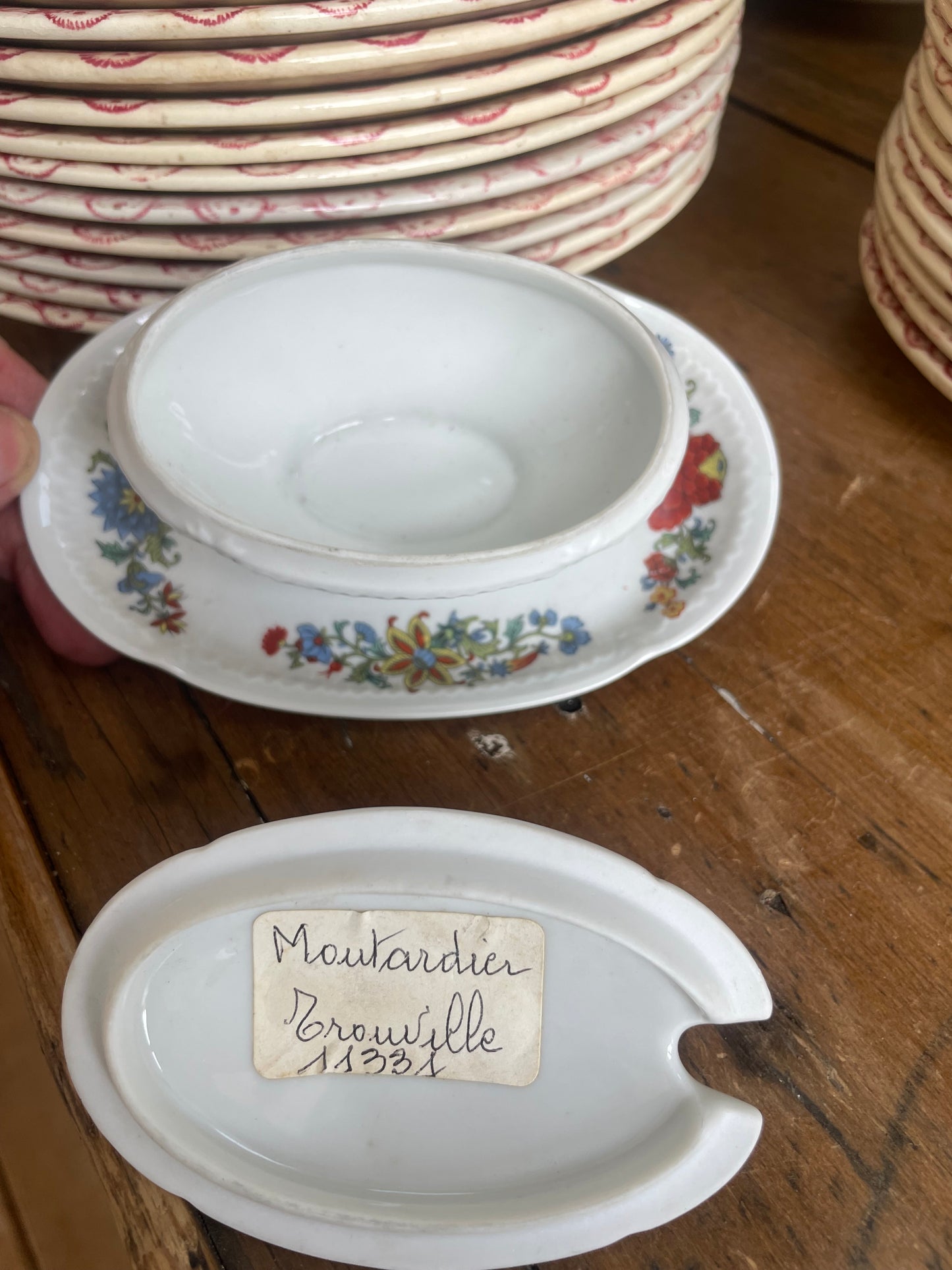 French mustard pot