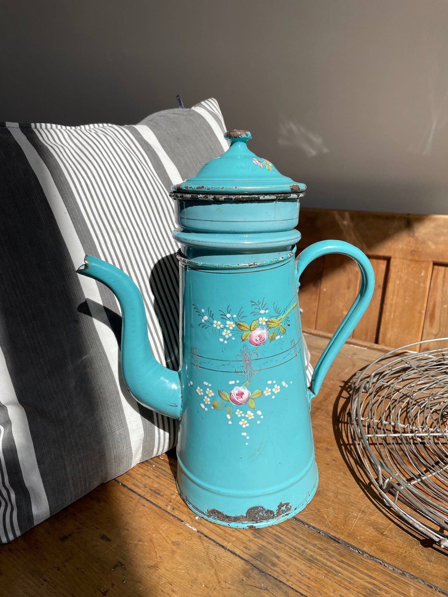 Enamel coffee pot