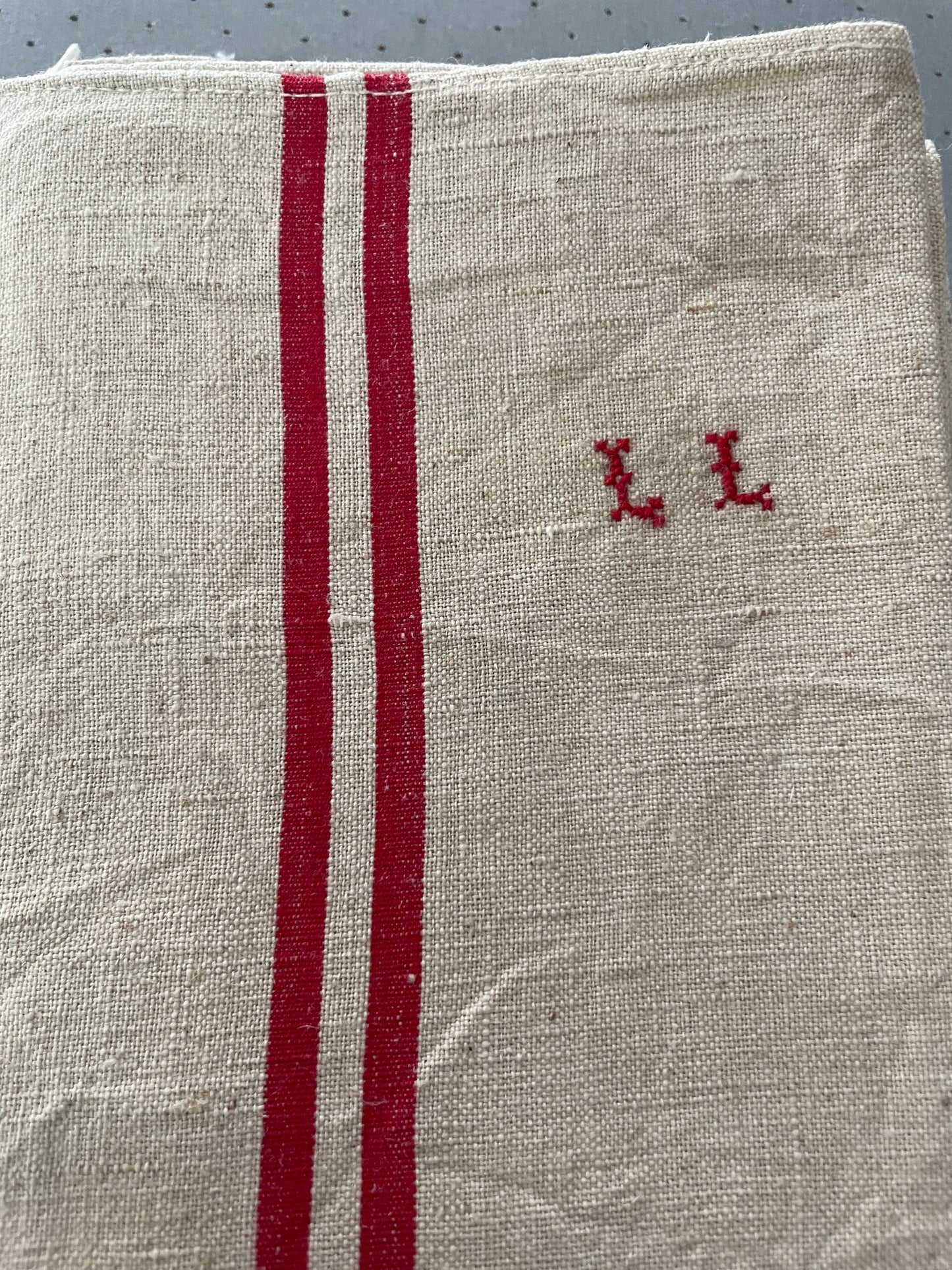 L L. Antique French Torchon