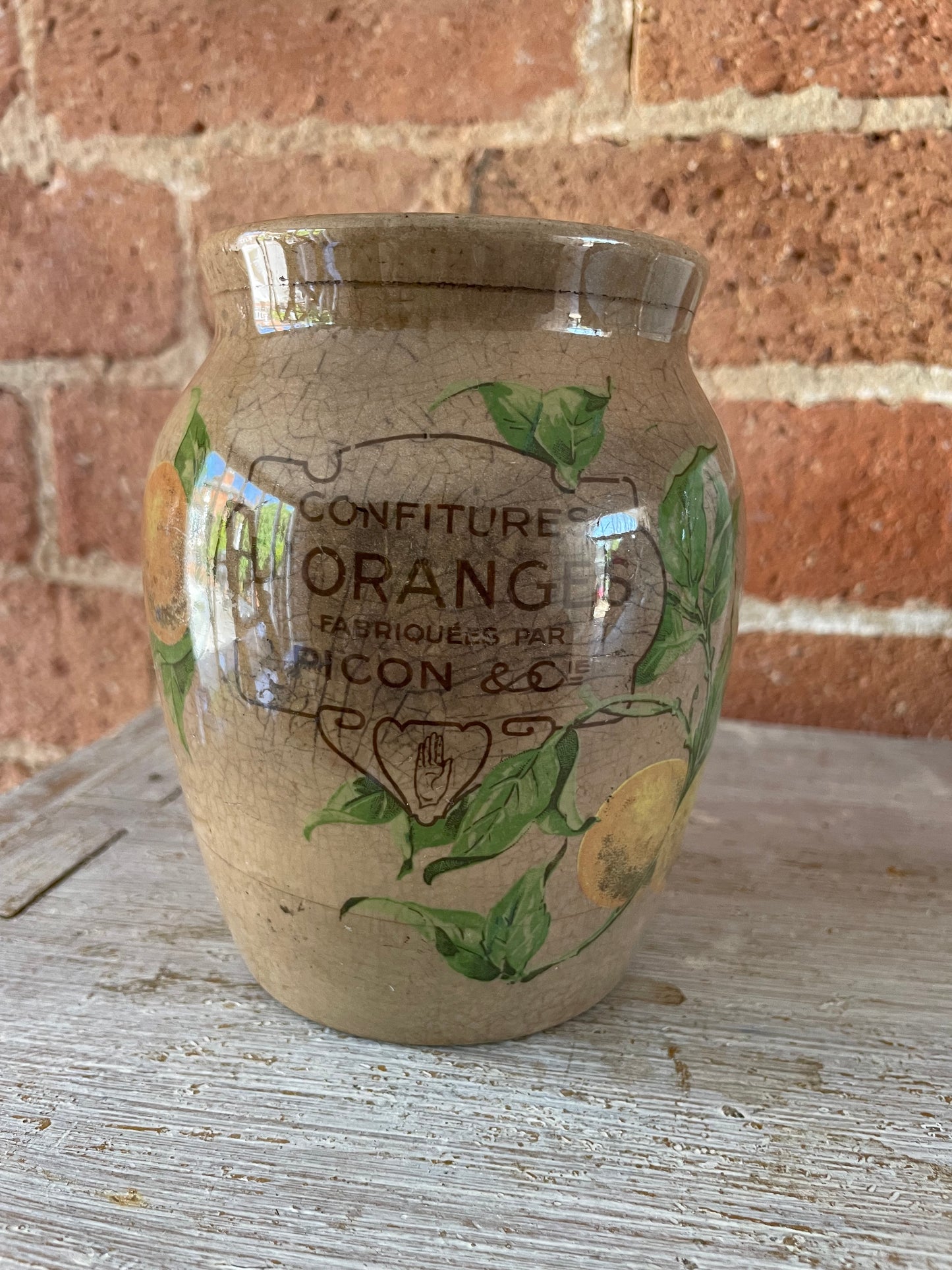 Orange Picon Marmalade pot